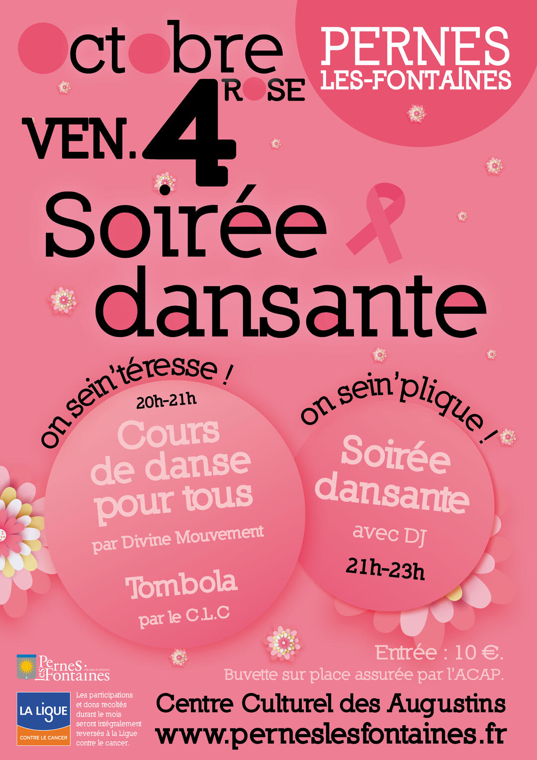 Soirée dansante, Octobre Rose